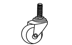 旋入式脚轮/插入式脚轮的类型和优点