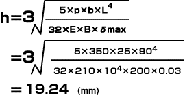 活动侧模板背板厚度的确定方法（计算例）