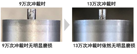 α处理®（新表面处理技术）　应用于镶入式圆形凹模和凸模